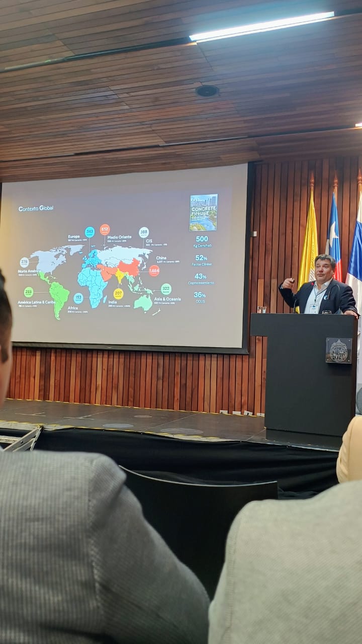 Presentación durante el 1° Congreso Nacional de Cemento y Hormigón